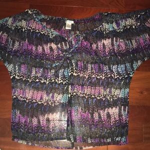Women’s Purple colorful blouse